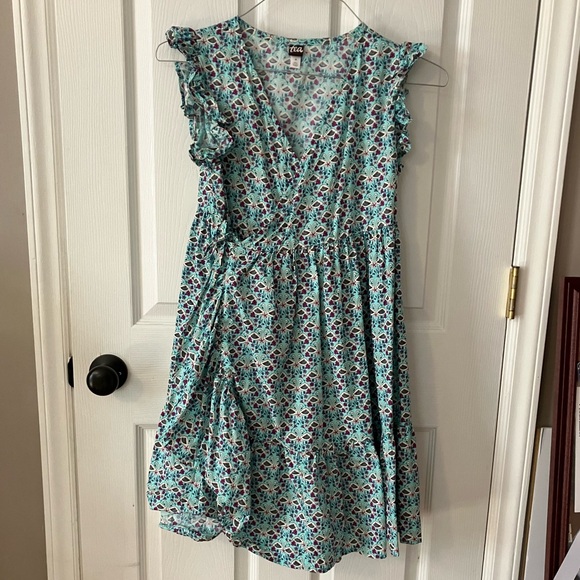 Tea Collection Other - EUC Tea Swan Print Wrap Dress Sz 16